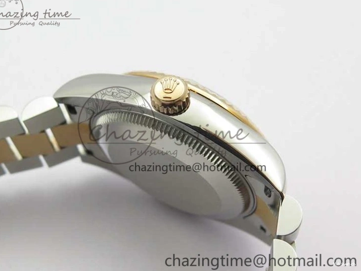 RG SS President Stick Markers NH05A Best GSF 178274 SEIKO 31mm Datejust Edition on Bracelet Dial SS RG Silver 1123